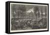 Burning of the Lunatic Asylum at Montreal, Canada-null-Framed Stretched Canvas