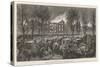 Burning of the Lunatic Asylum at Montreal, Canada-null-Stretched Canvas