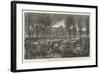 Burning of the Lunatic Asylum at Montreal, Canada-null-Framed Giclee Print