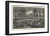 Burning of the Lunatic Asylum at Montreal, Canada-null-Framed Giclee Print