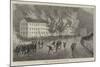 Burning of the Lunatic Asylum at St Pons, Nice-null-Mounted Giclee Print