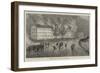 Burning of the Lunatic Asylum at St Pons, Nice-null-Framed Giclee Print