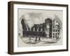 Burning of the Manchester Theatre Royal-null-Framed Giclee Print