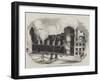 Burning of the Manchester Theatre Royal-null-Framed Giclee Print
