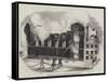 Burning of the Manchester Theatre Royal-null-Framed Stretched Canvas