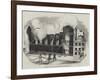 Burning of the Manchester Theatre Royal-null-Framed Giclee Print