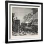 Burning of the Marine Society's Training-Ship the Warspite, Off Charlton, 1876-null-Framed Giclee Print