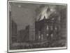 Burning of the Market-House at Kingston, Canada West-null-Mounted Giclee Print