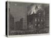 Burning of the Market-House at Kingston, Canada West-null-Stretched Canvas