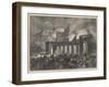 Burning of the Old Opera-House, Paris-Charles Robinson-Framed Giclee Print