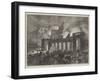 Burning of the Old Opera-House, Paris-Charles Robinson-Framed Giclee Print