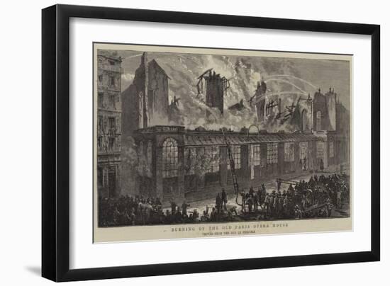 Burning of the Old Paris Opera House-William Henry James Boot-Framed Giclee Print