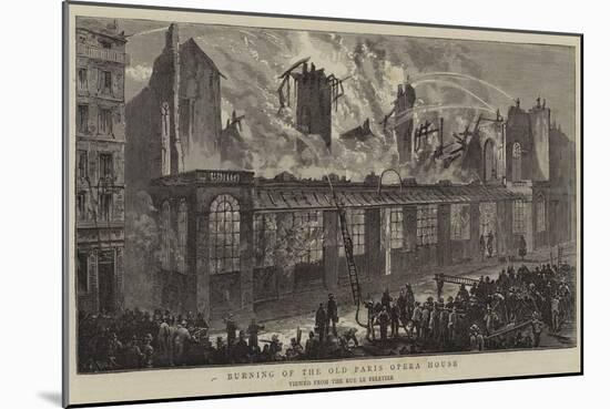 Burning of the Old Paris Opera House-William Henry James Boot-Mounted Giclee Print