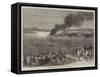 Burning of the Old Seraglio, Constantinople-null-Framed Stretched Canvas