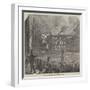 Burning of the Park Theatre, at New York-null-Framed Giclee Print