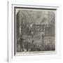 Burning of the Park Theatre, at New York-null-Framed Giclee Print
