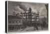 Burning of the Sailors Home at Liverpool-Richard Principal Leitch-Stretched Canvas