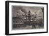 Burning of the Sailors Home at Liverpool-Richard Principal Leitch-Framed Giclee Print