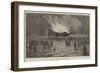 Burning of the Scarborough Spa Saloon-null-Framed Giclee Print