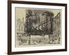 Burning of the Theatre Des Arts at Rouen-null-Framed Giclee Print