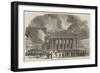 Burning of the Theatre of La Monnaie, at Brussels-null-Framed Giclee Print