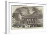 Burning of the Theatre of La Monnaie, at Brussels-null-Framed Giclee Print