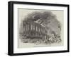 Burning of the Washington Hotel, New York-null-Framed Giclee Print