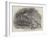 Burning of the Washington Hotel, New York-null-Framed Giclee Print