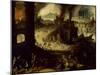 Burning of Troy, 1603-Pieter Schoubroeck-Mounted Giclee Print