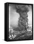 Burning Oil Refinery-null-Framed Stretched Canvas