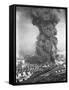 Burning Oil Refinery-null-Framed Stretched Canvas