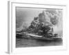 Burning Oil Tanker-null-Framed Photographic Print