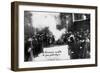 Burning Romanov Coats of Arms in Petrograd. May 1, 1917, 1917-null-Framed Giclee Print