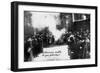 Burning Romanov Coats of Arms in Petrograd. May 1, 1917, 1917-null-Framed Giclee Print
