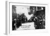 Burning Romanov Coats of Arms in Petrograd. May 1, 1917, 1917-null-Framed Giclee Print