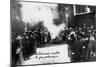 Burning Romanov Coats of Arms in Petrograd. May 1, 1917, 1917-null-Mounted Giclee Print