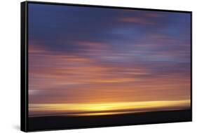 Burning Sunset (4)-Jacob Berghoef-Framed Stretched Canvas