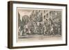 'Burning the Rumps at Temple Bar', London, 1726-William Hogarth-Framed Giclee Print