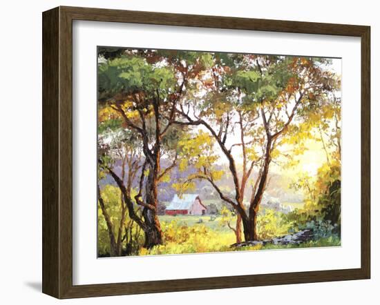 Burnished Landscape-Erin Dertner-Framed Art Print