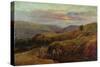 Burnley Valley from Crofts Stone, 1870-John Holland-Stretched Canvas