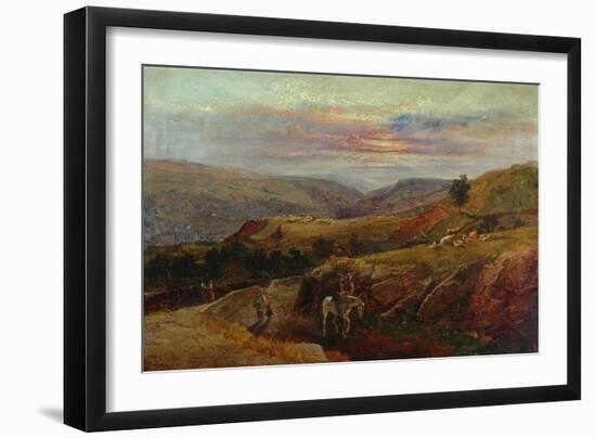 Burnley Valley from Crofts Stone, 1870-John Holland-Framed Giclee Print
