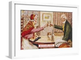 Burns, Auld Lang Syne-null-Framed Art Print