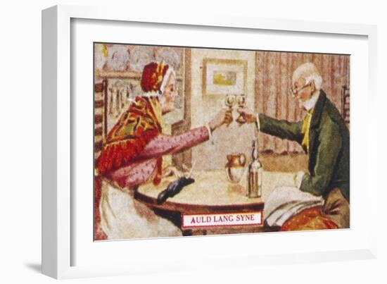 Burns, Auld Lang Syne-null-Framed Art Print