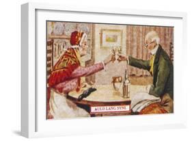 Burns, Auld Lang Syne-null-Framed Art Print