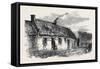 Burns' Cottage at Ayr the Burns Centenary-null-Framed Stretched Canvas