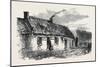 Burns' Cottage at Ayr the Burns Centenary-null-Mounted Giclee Print