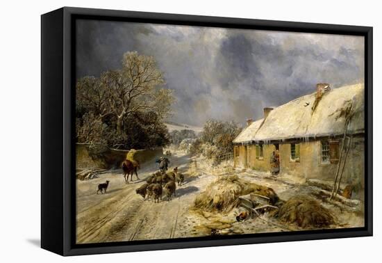 Burns's Cottage, Alloway, 1876-Samuel Bough-Framed Stretched Canvas