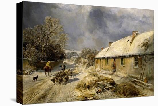 Burns's Cottage, Alloway, 1876-Samuel Bough-Stretched Canvas