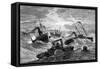 Burnside's Expedition Crossing Hatteras Bar, North Carolina, 1861-1862-null-Framed Stretched Canvas