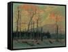 Burnt Land at Sunset, 1915-Thomas John Thomson-Framed Stretched Canvas